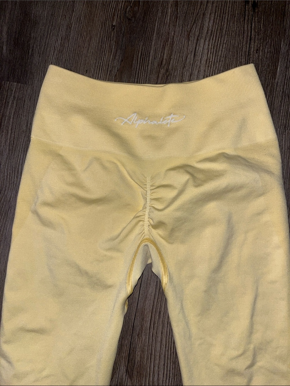 ALPHALETE Ombre Yellow to Orange Leggings - Picture 2 of 5